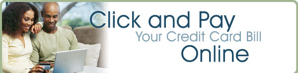 Pay your credit card bill online graphic