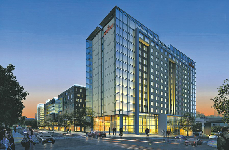 Capitol District Marriott Hotel in Omaha Nebraska